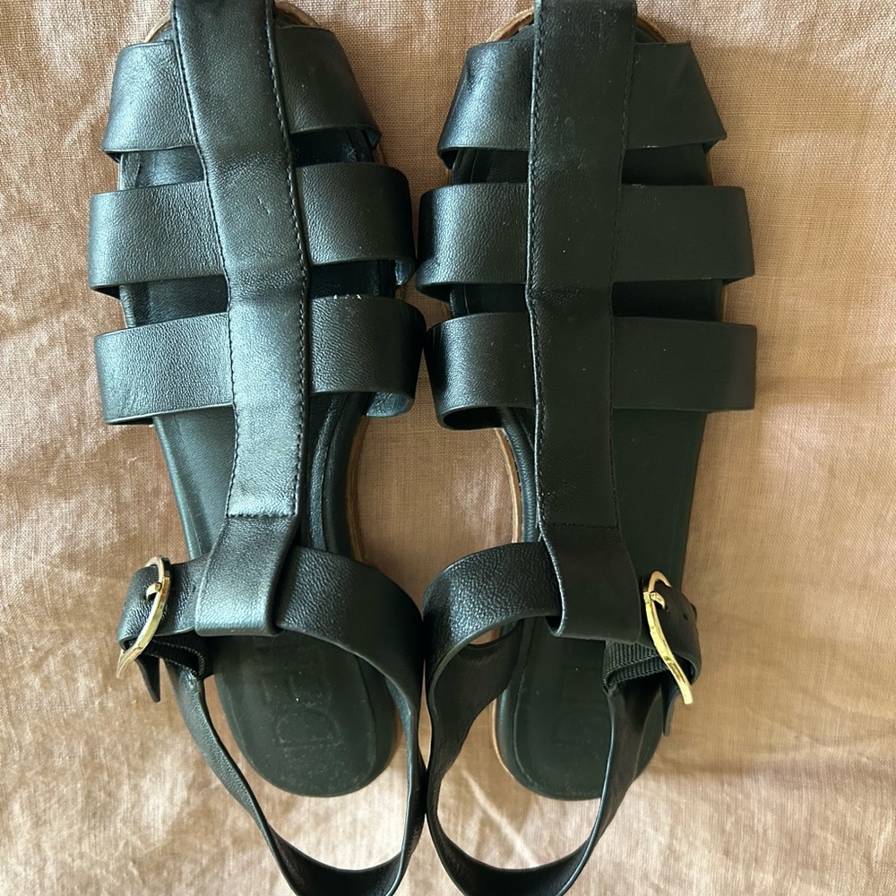 Black Strappy Sandals